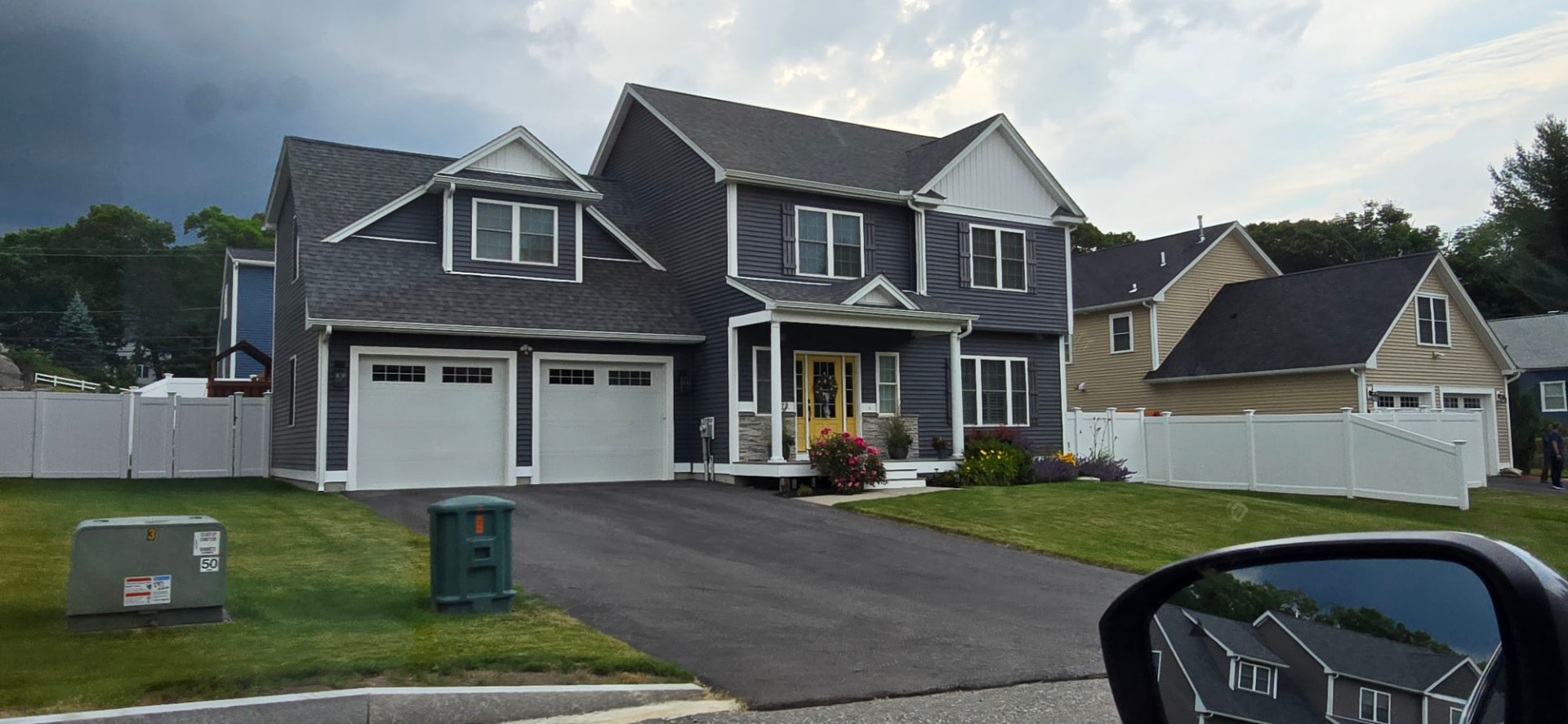 Navy colonial home sold in Worcester County, Massachusetts